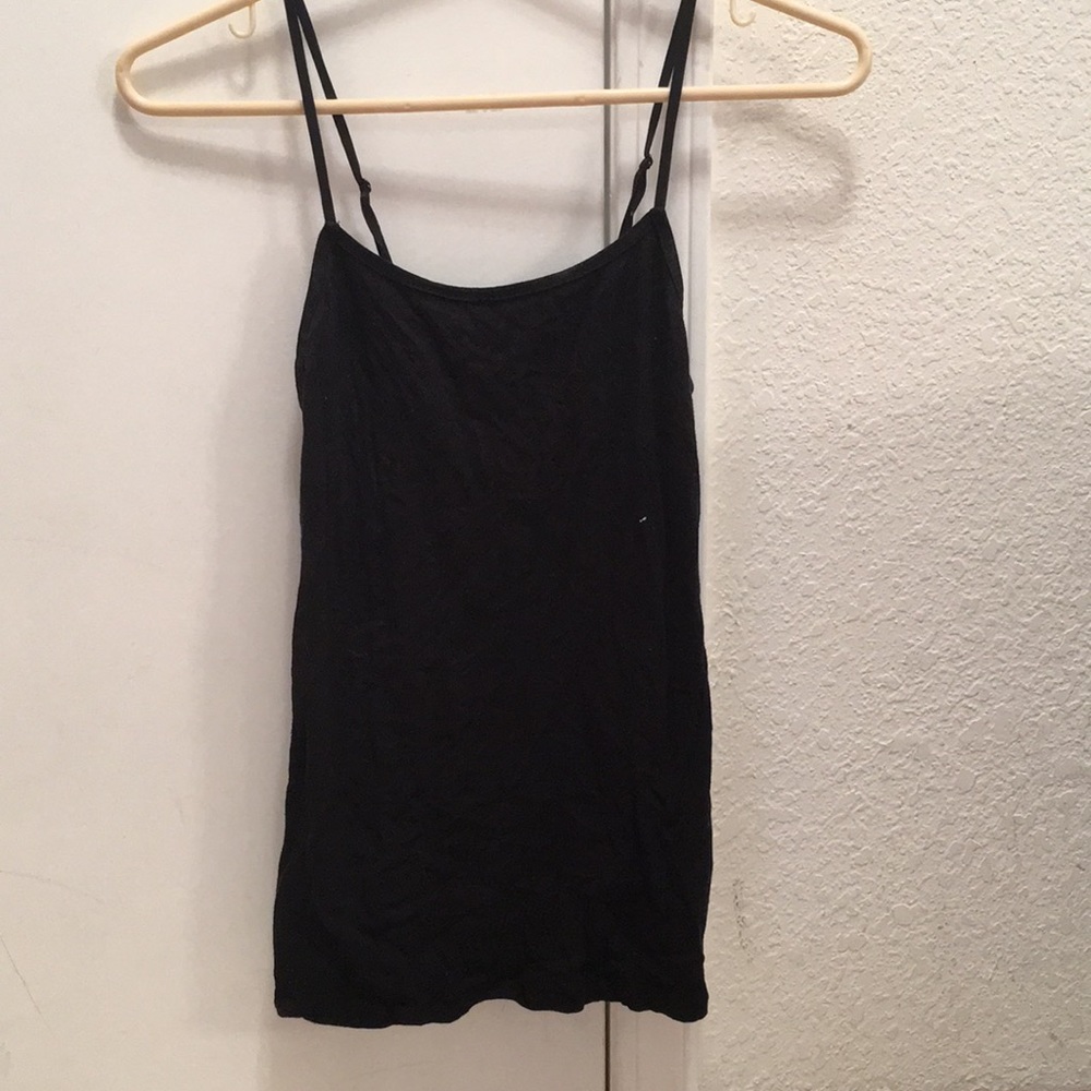 Black tank top